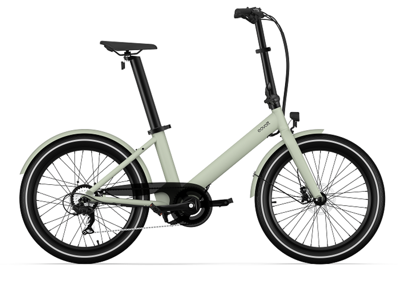 UTO Afternoon 20 Folding Electric Bike Sage Green-1